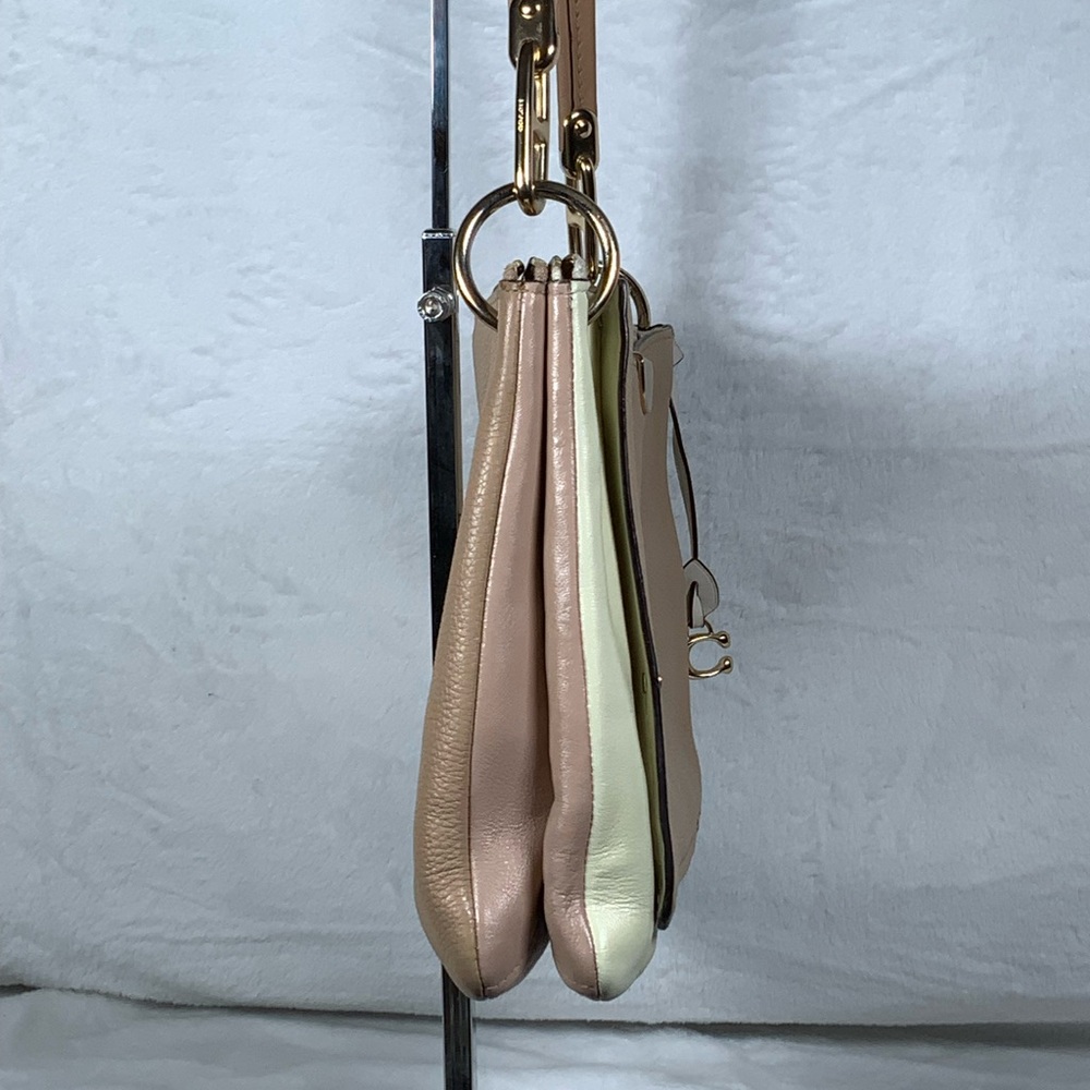 Coach Dreamer Tan and Cream Crossbody Bag - Picture 9 of 12